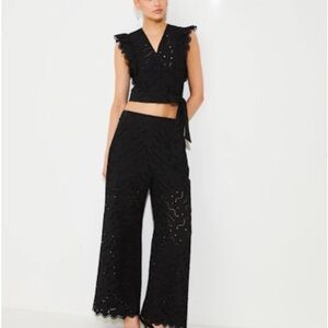 Sunco Jane eyelet trousers